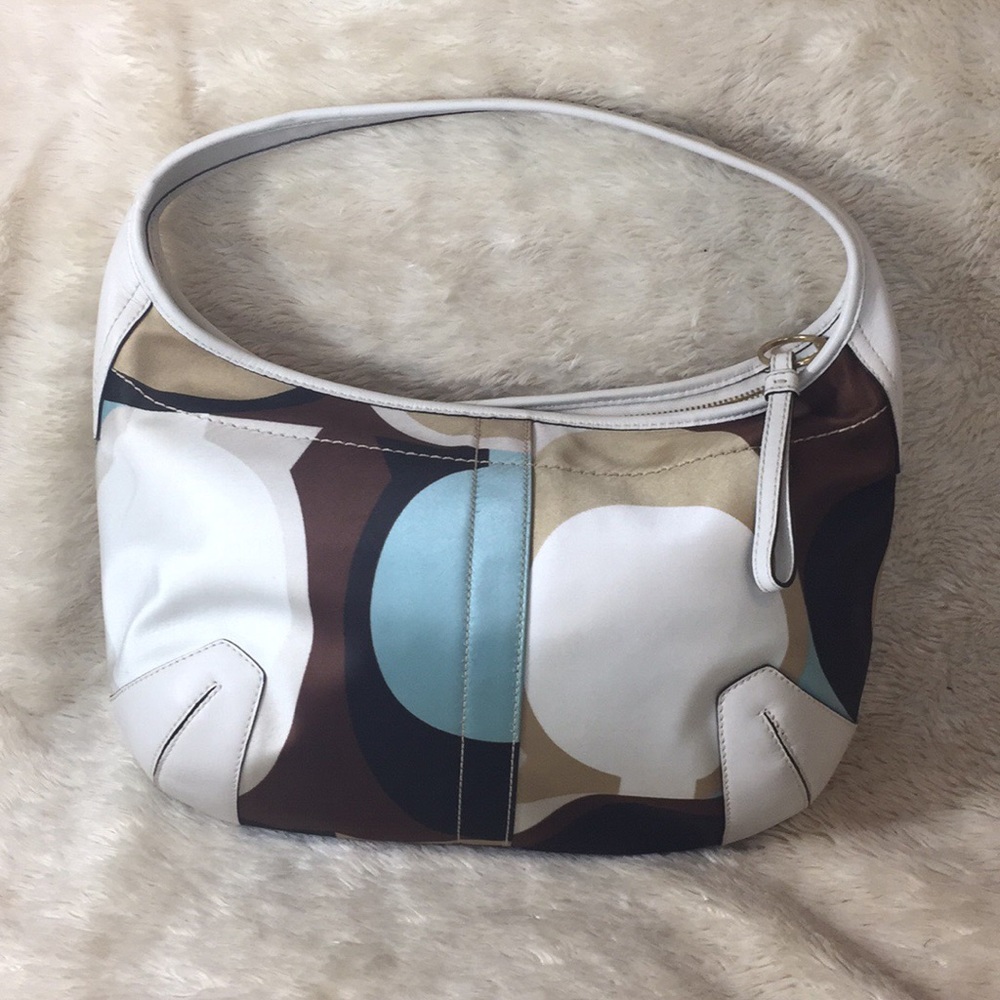 ⬇️Coach Ergo Scarf Print Hobo Bag #10781